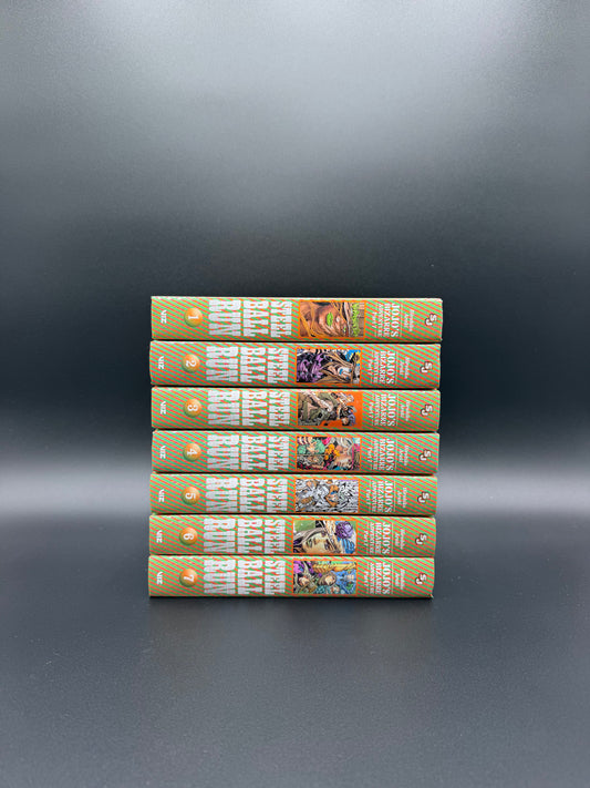 Jojo’s Bizarre Adventure Part 7 Steel Ball Run Manga Volumes 1-7 New English