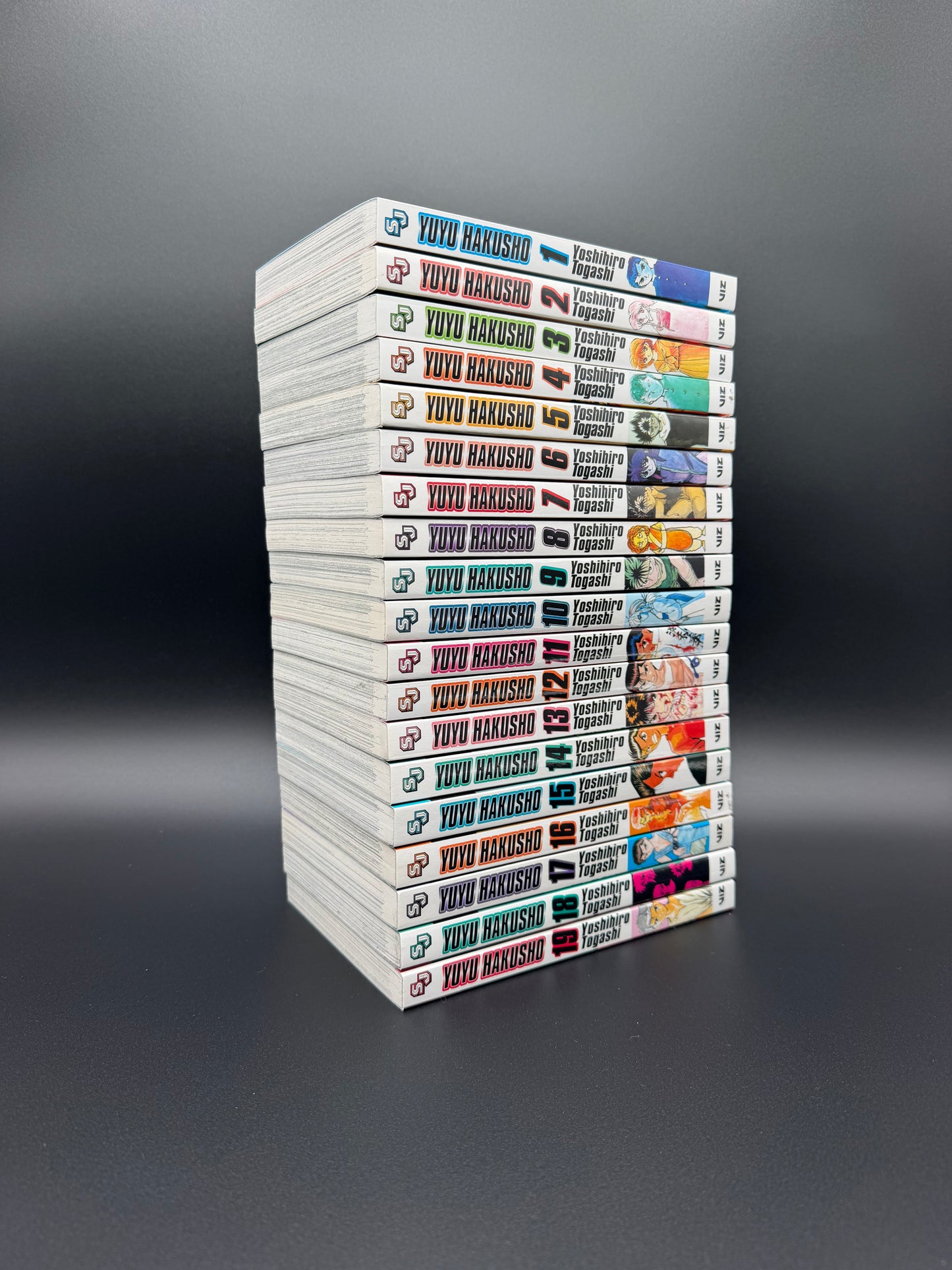 YuYu Hakusho Manga Volumes 1-19 English Complete Set New Authentic Viz Media
