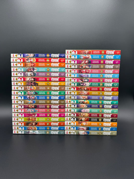 Magi The Labyrinth of Magic Complete English Manga Volumes 1-37 Authentic