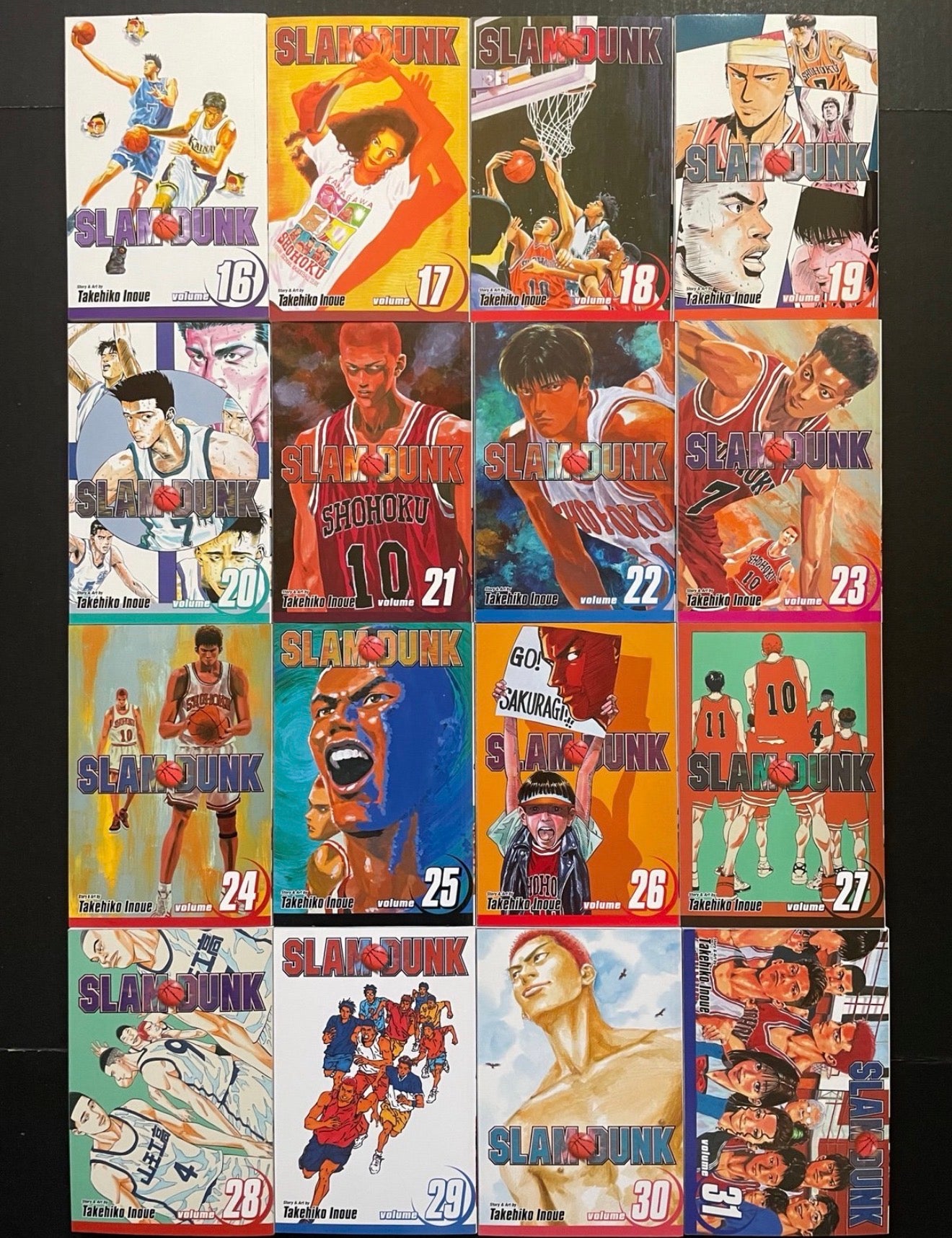 Slam Dunk Manga Volumes 1-31 Complete Brand New English Authentic Viz Media US