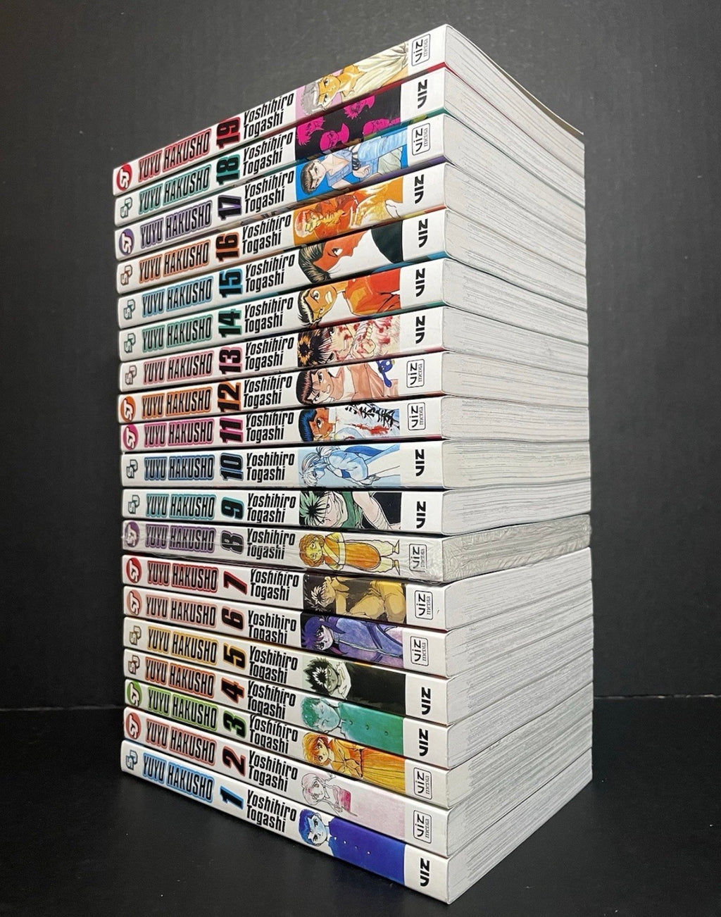 YuYu Hakusho Manga Volumes 1-19 English Complete Set New Authentic Viz Media