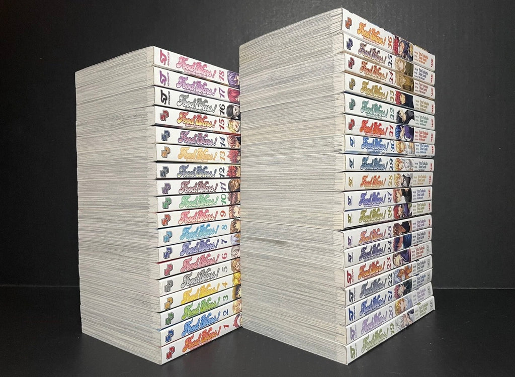 Food Wars! Manga Volumes 1-36 Brand New Complete Set English Authentic Viz Media