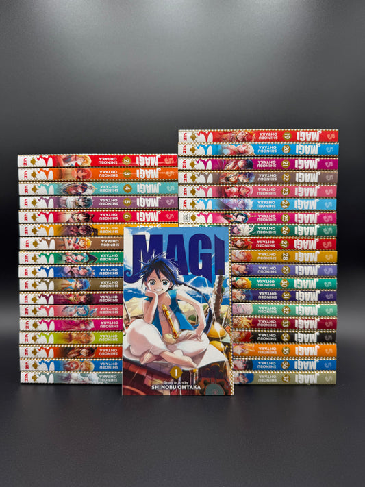 Magi The Labyrinth of Magic Complete English Manga Volumes 1-37 Authentic