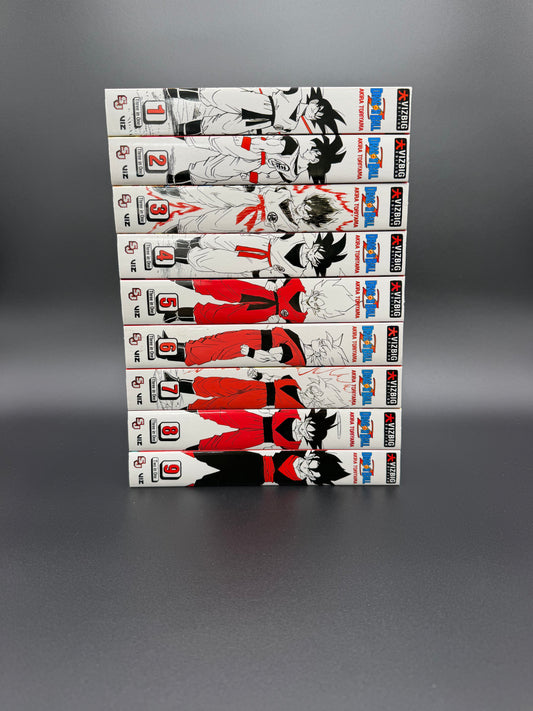 Dragon Ball Z Complete English Manga Set Volumes 1-9 VIZBIG Edition - 3 in 1