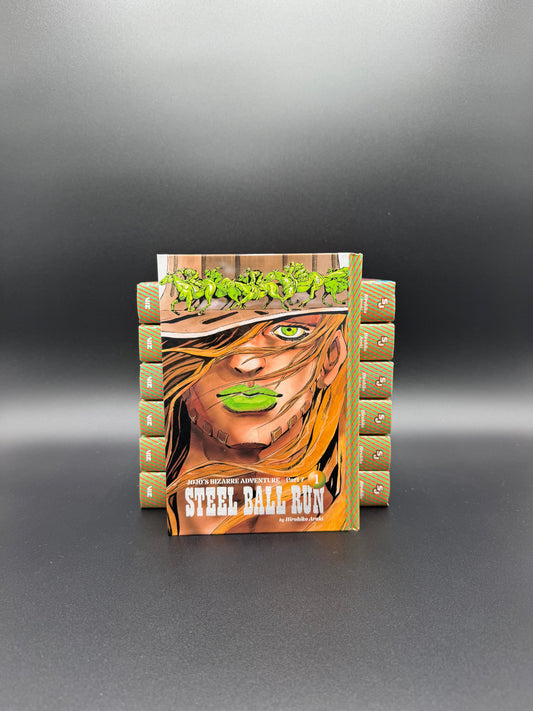 Jojo’s Bizarre Adventure Part 7 Steel Ball Run Manga Volumes 1-7 New English
