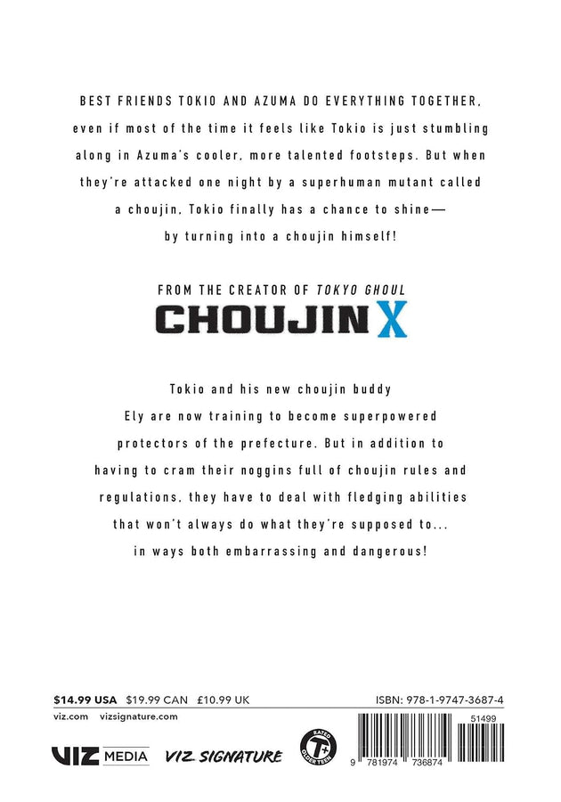 Choujin X Vol. 2 Manga Graphic Novel by Sui Ishida