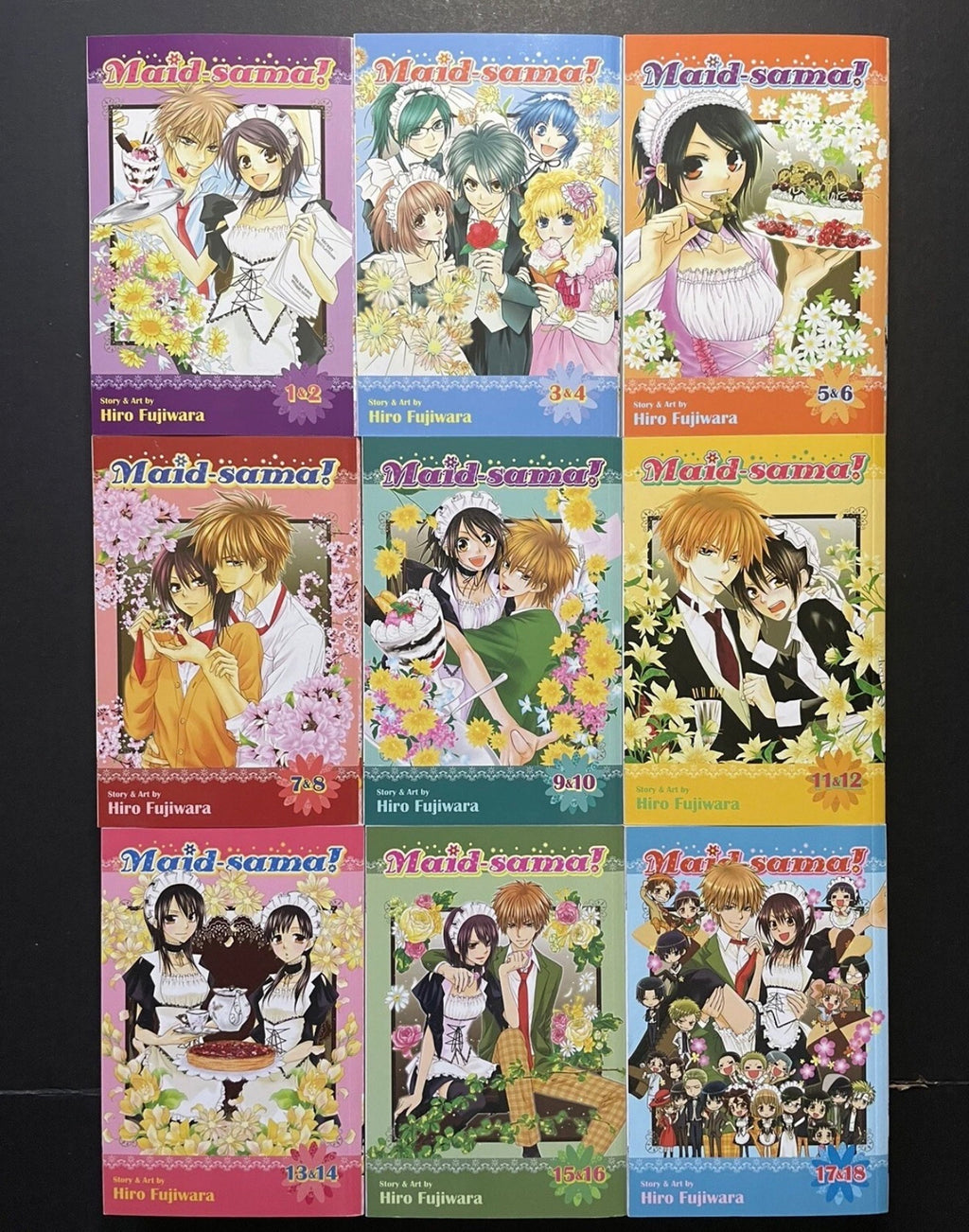Maid-Sama Manga Omnibus 2 in 1 Edition Volumes 1-18 Brand New English Complete
