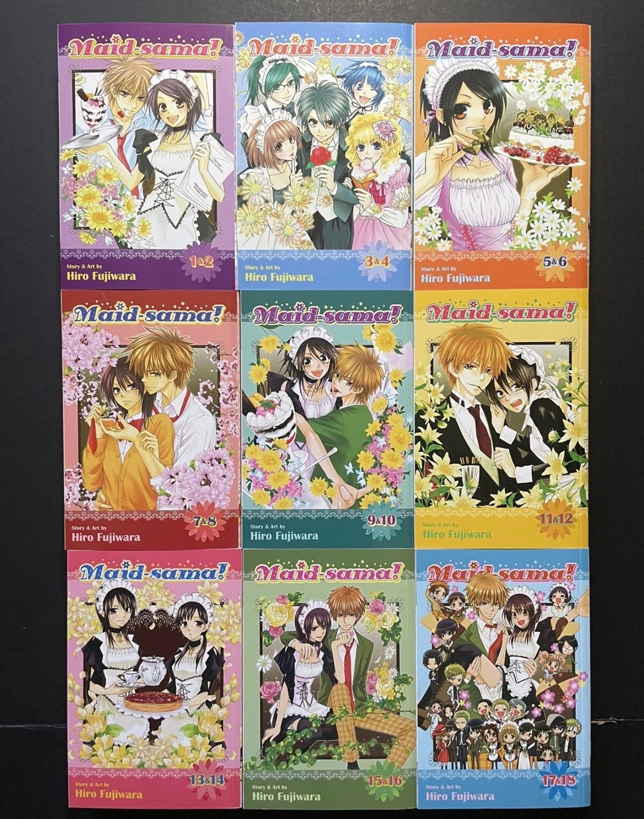 Maid-Sama Manga Omnibus 2 in 1 Edition Volumes 1-18 Brand New English Complete