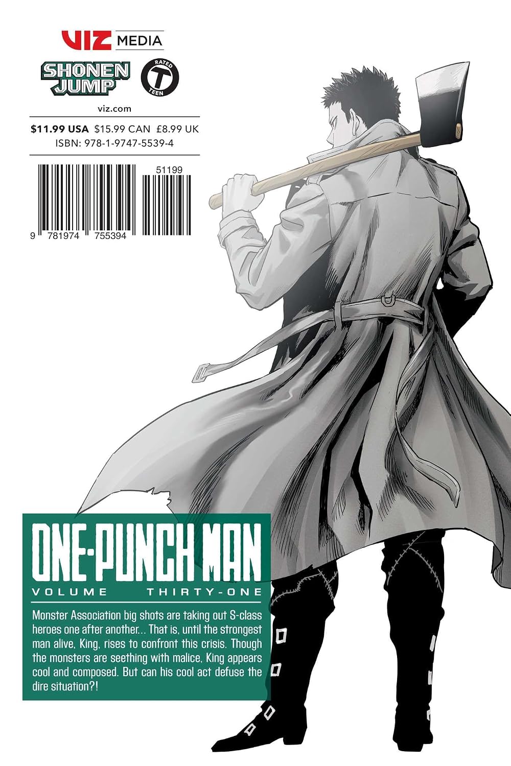 One-Punch Man Vol. 31 Paperback Manga Book