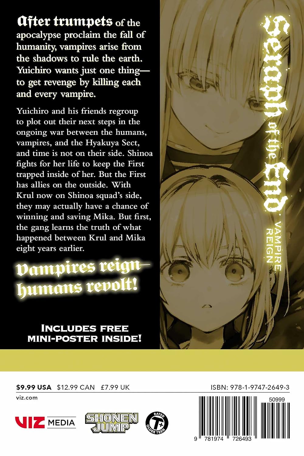 Takaya Kagami Seraph of the End Vol. 23 Paperback Manga Book