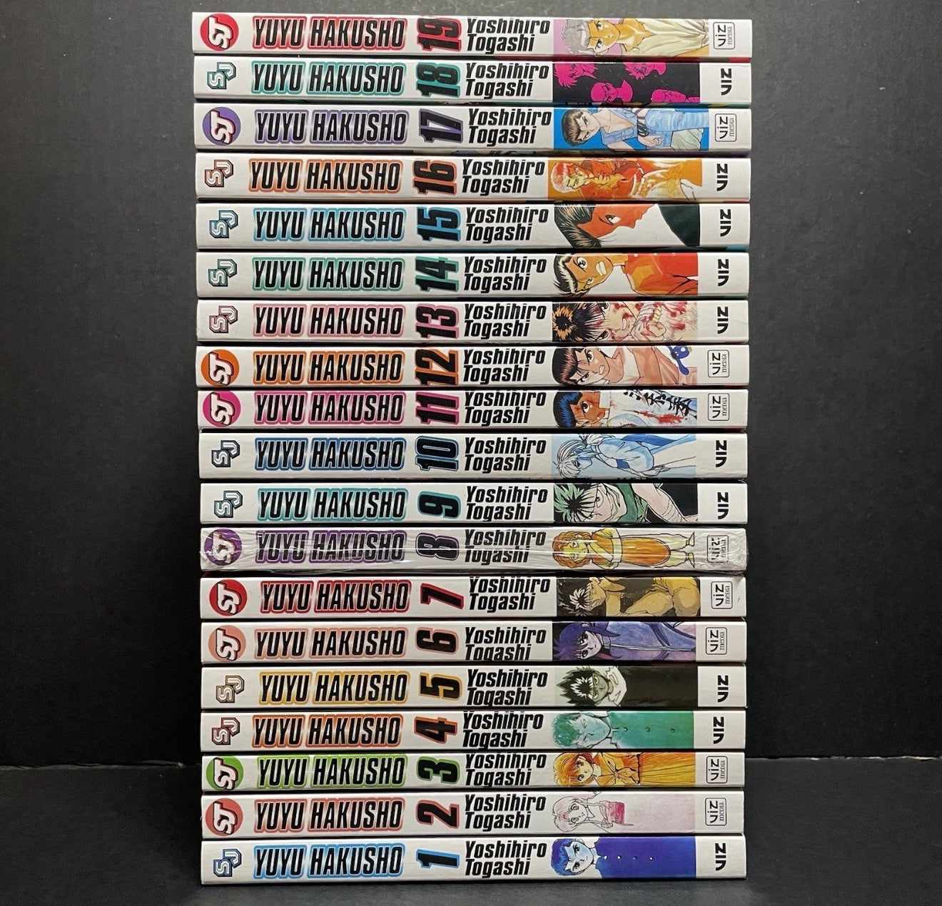YuYu Hakusho Manga Volumes 1-19 English Complete Set New Authentic Viz Media