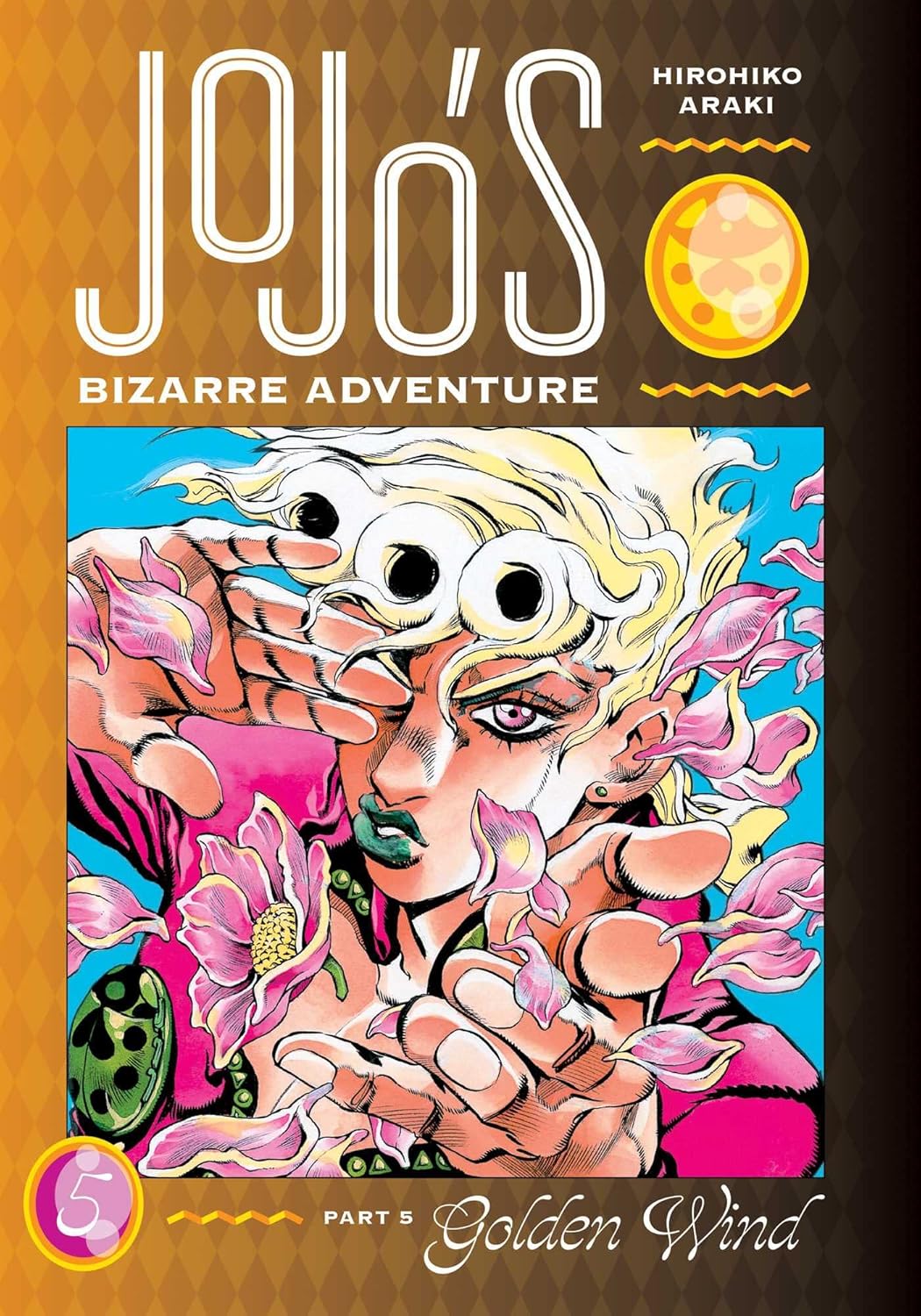 Hirohiko Araki JoJo's Bizarre Adventure: Part 5--Golden Wind Vol. 5 Hardcover Manga Book