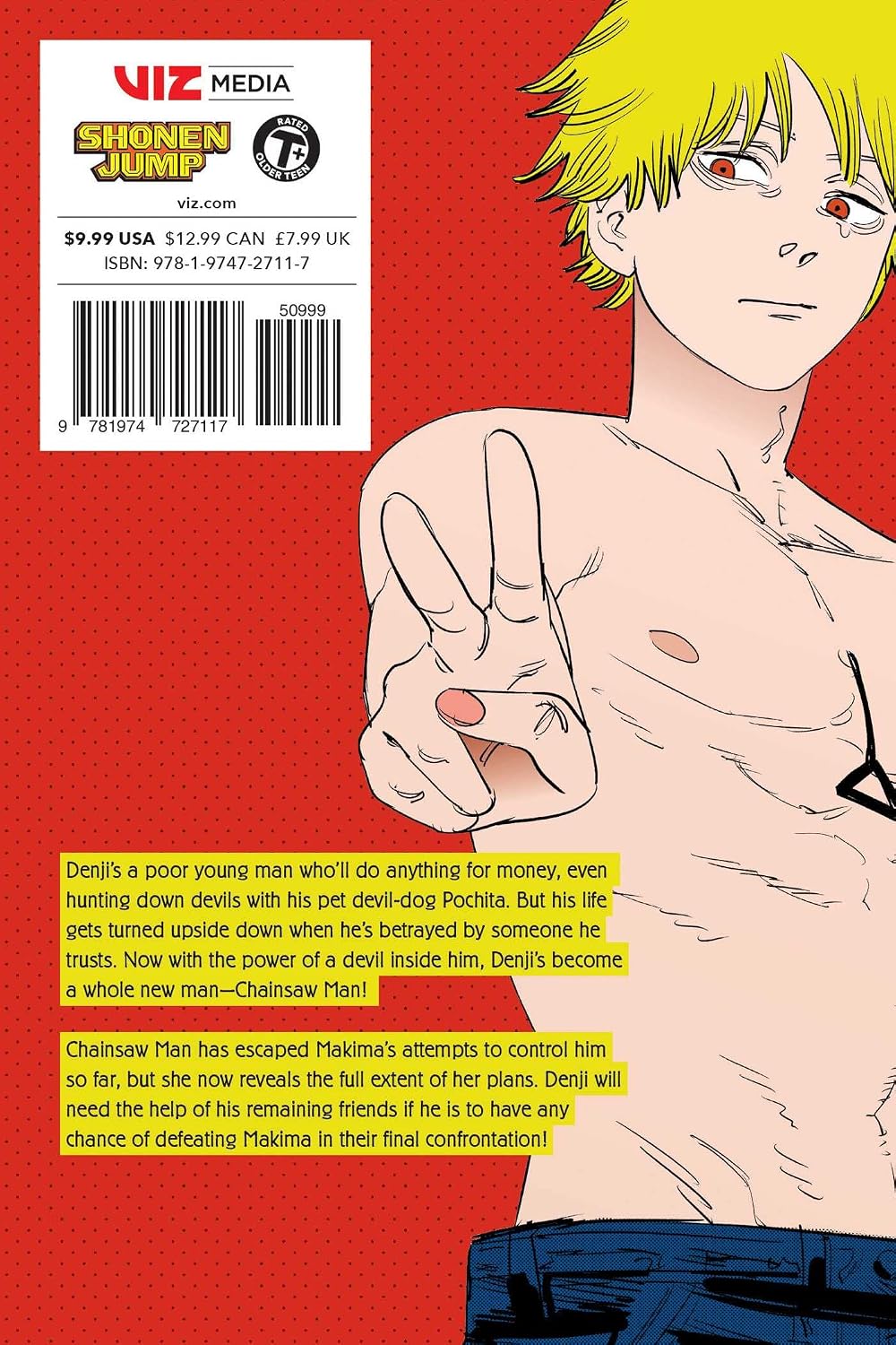 Tatsuki Fujimoto Chainsaw Man Vol. 11 Paperback Manga Book
