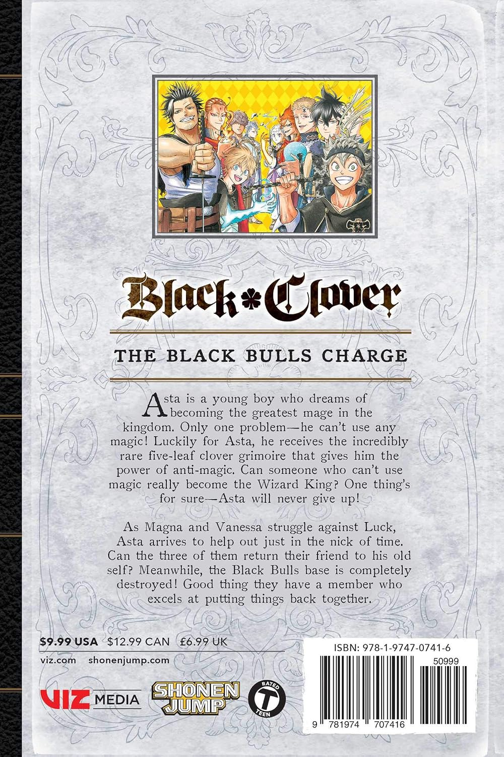 Yuki Tabata Black Clover Vol. 18 The Black Bulls Paperback Manga Book