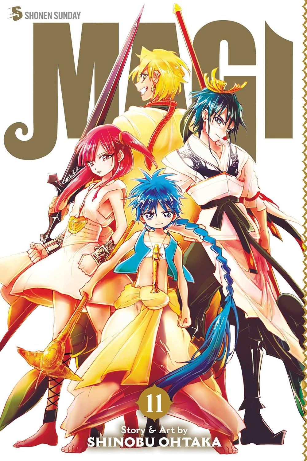 Shinobu Ohtaka Magi: The Labyrinth of Magic Vol. 11 Paperback Manga Book
