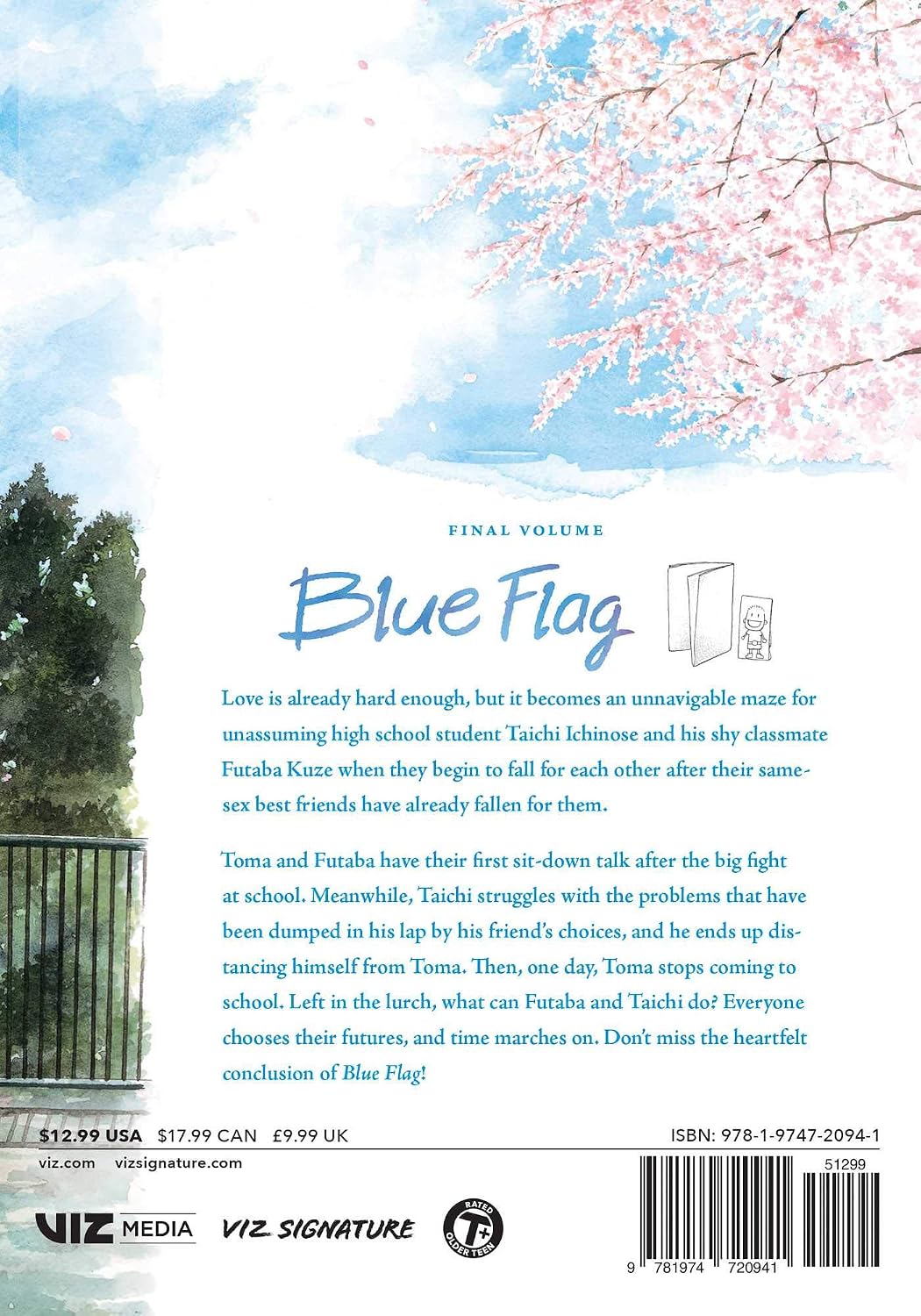 KAITO Blue Flag Vol. 8 Paperback Manga Book