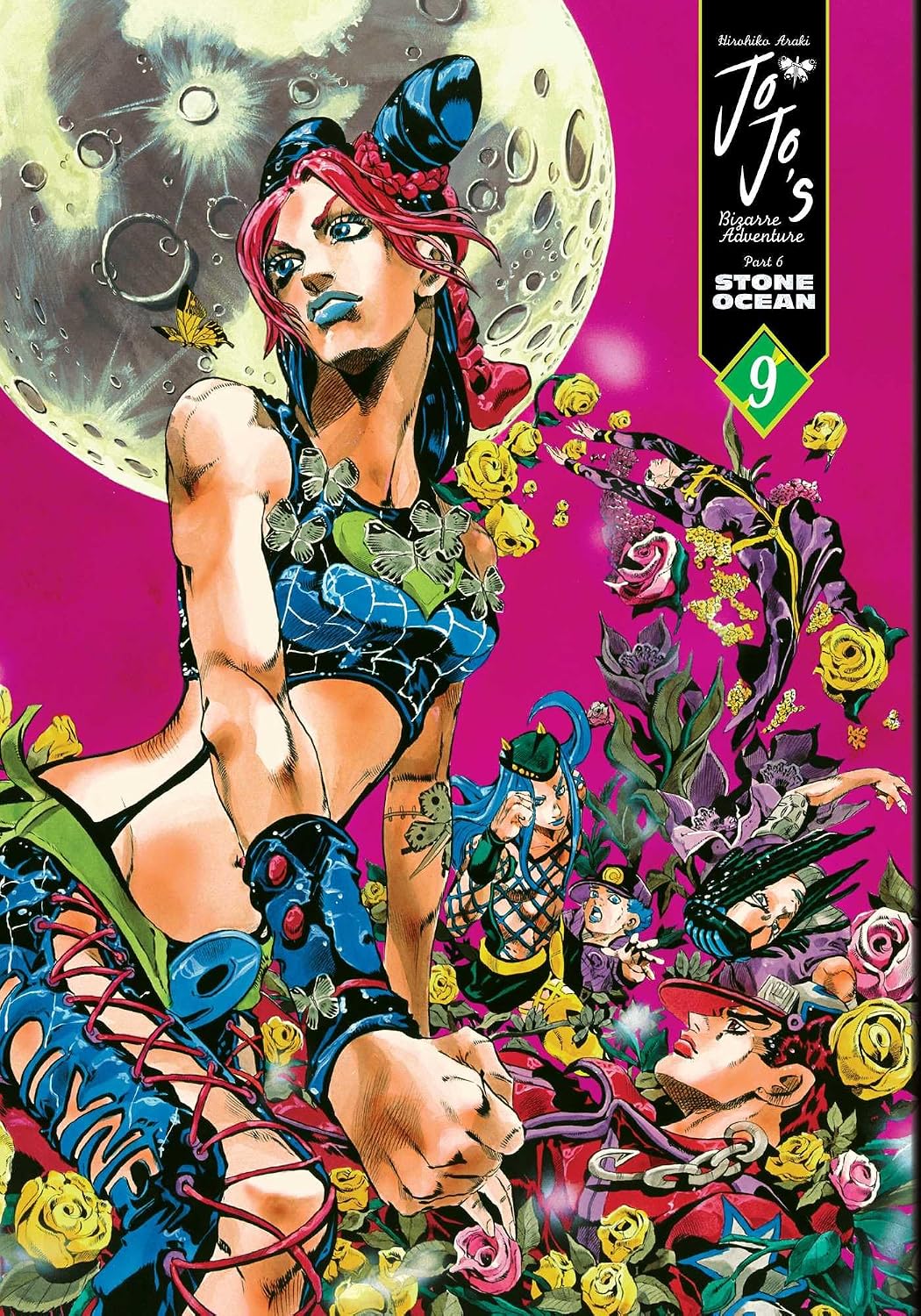 Hirohiko Araki JoJo's Bizarre Adventure Part 6 Stone Ocean Vol. 9 Manga Book