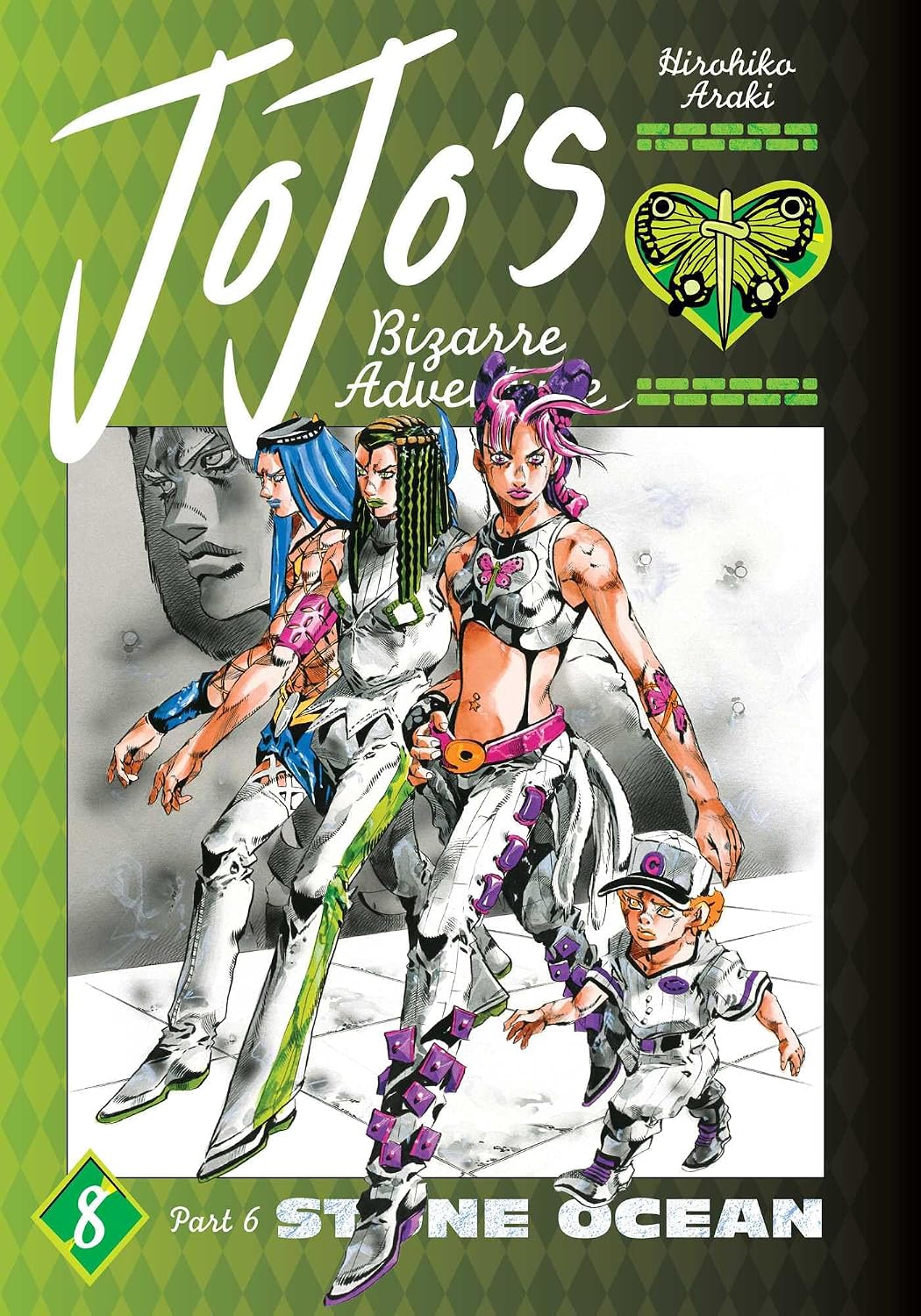 Hirohiko Araki JoJo's Bizarre Adventure Part 6 Stone Ocean Vol. 8 Manga Book