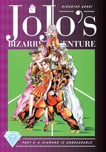 Hirohiko Araki JoJo's Bizarre Adventure: Part 4--Diamond Is Unbreakable, Vol. 7 Hardcover Manga Book