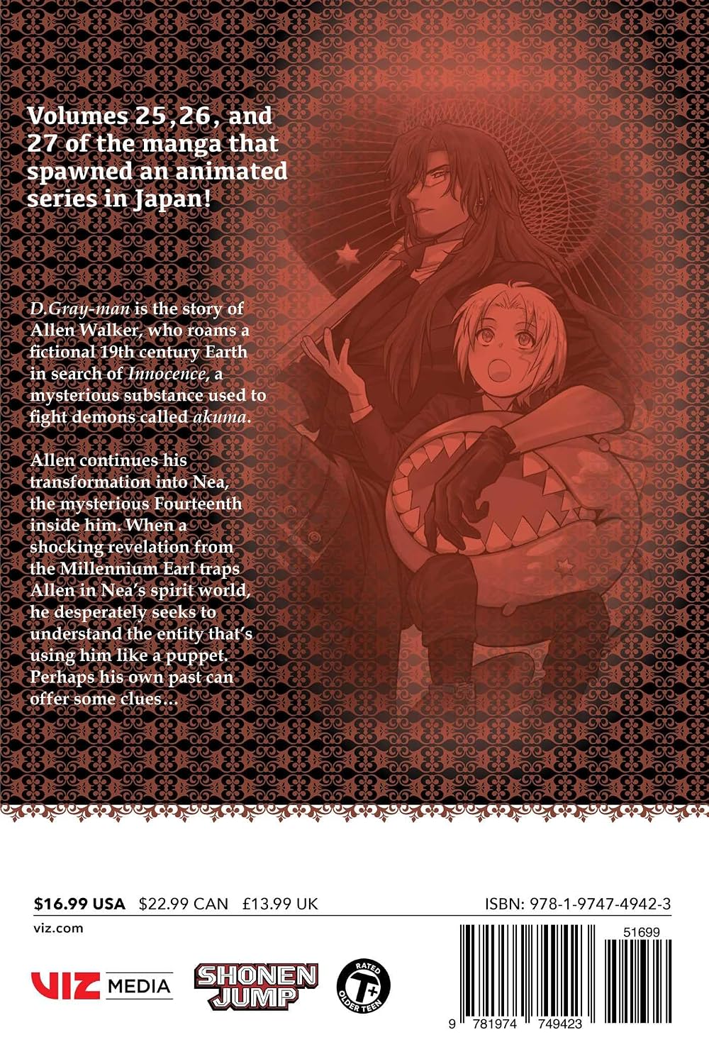 VIZ Media D.Gray-man 3-in-1 Edition Vol. 9 Manga Book