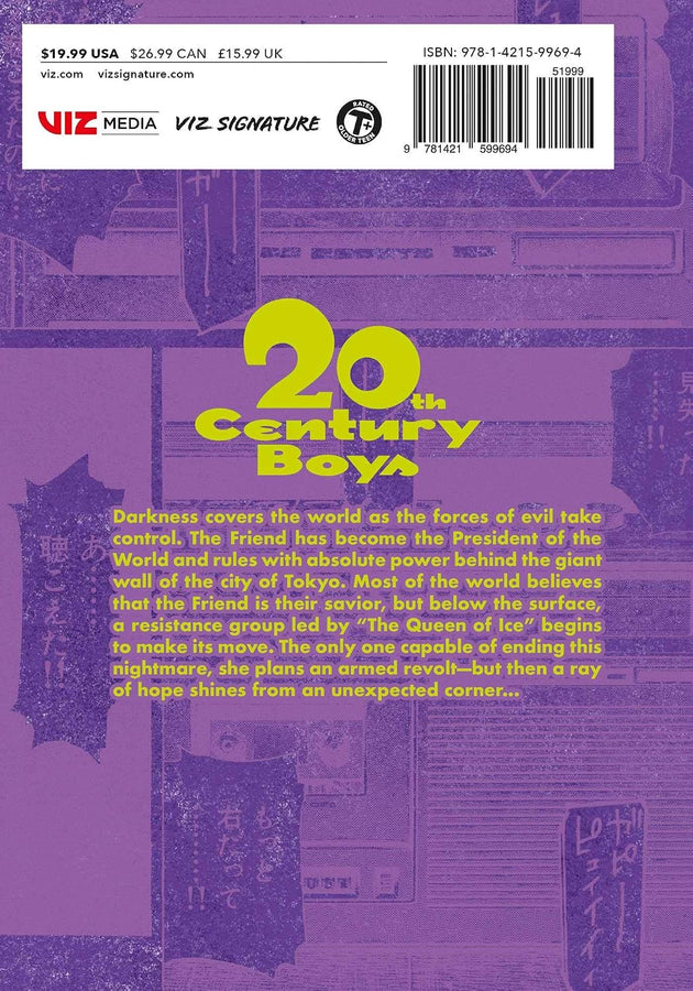 Naoki Urasawa 20th Century Boys: The Perfect Edition Vol. 9 Paperback Manga Book