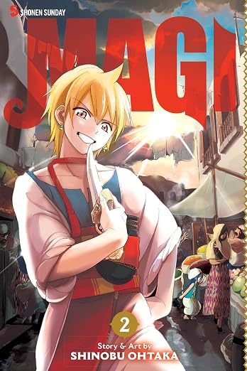 Shinobu Ohtaka Magi: The Labyrinth of Magic Vol. 2 Paperback Manga Book