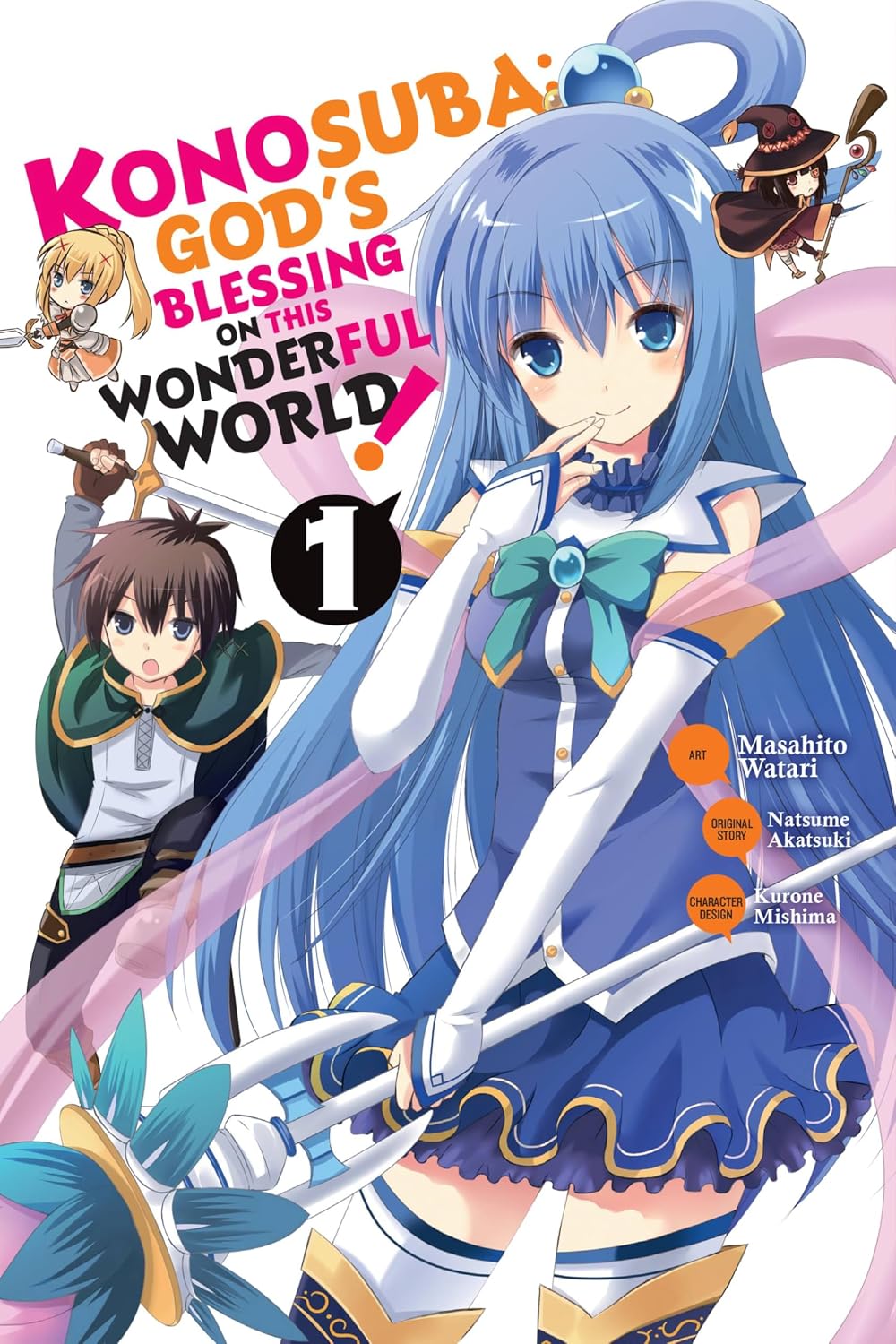 Natsume Akatsuki Konosuba: God's Blessing on This Wonderful World! Vol. 1 Manga Book