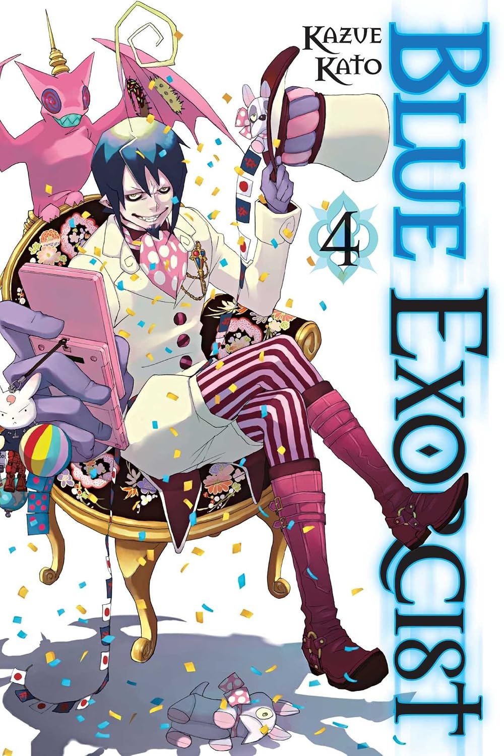 Kazue Kato Blue Exorcist Vol. 4 Manga Book