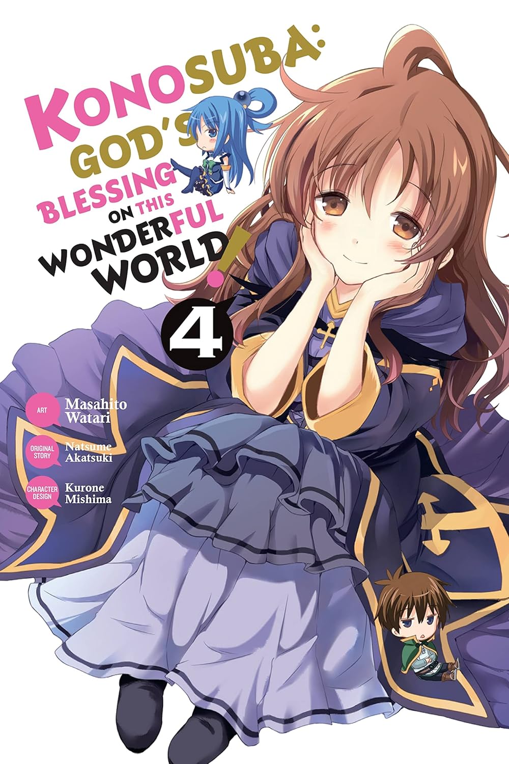 Natsume Akatsuki Konosuba: God's Blessing on This Wonderful World! Vol. 4 Manga Book