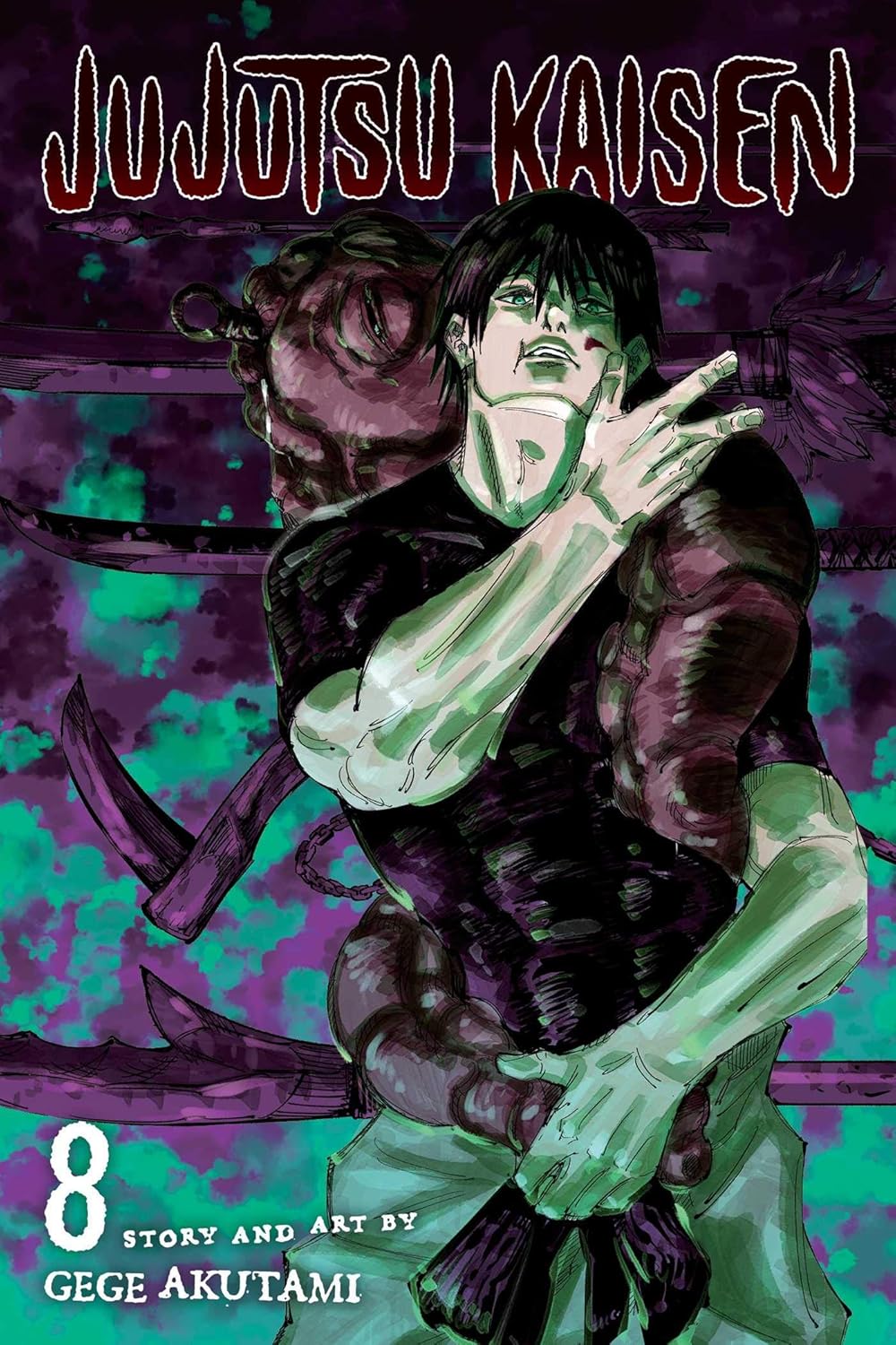 Gege Akutami Jujutsu Kaisen Vol. 8 Paperback Manga Book