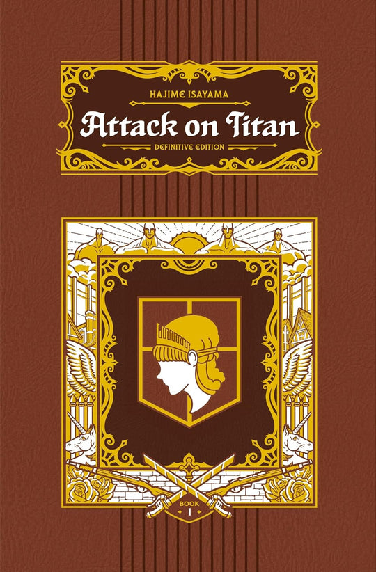 Hajime Isayama Attack on Titan Definitive Hardcover Collection 1 (Vol. 1-3) Paperback Manga Book