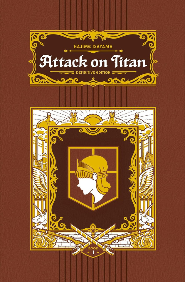 Hajime Isayama Attack on Titan Definitive Hardcover Collection 1 (Vol. 1-3) Paperback Manga Book