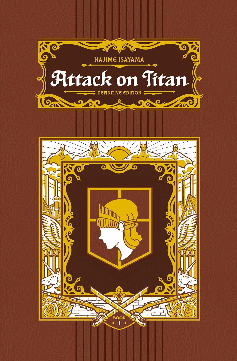 Hajime Isayama Attack on Titan Definitive Hardcover Collection 1 (Vol. 1-3) Paperback Manga Book