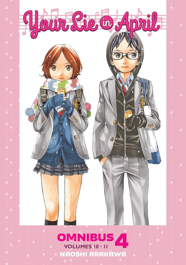 Naoshi Arakawa Your Lie in April Omnibus 4 (Vol. 10-11) Paperback Manga Book
