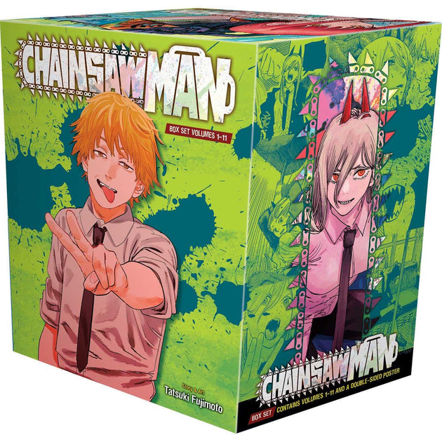 Tatsuki Fujimoto Chainsaw Man Box Set Vol. 1-11 Paperback Manga Book