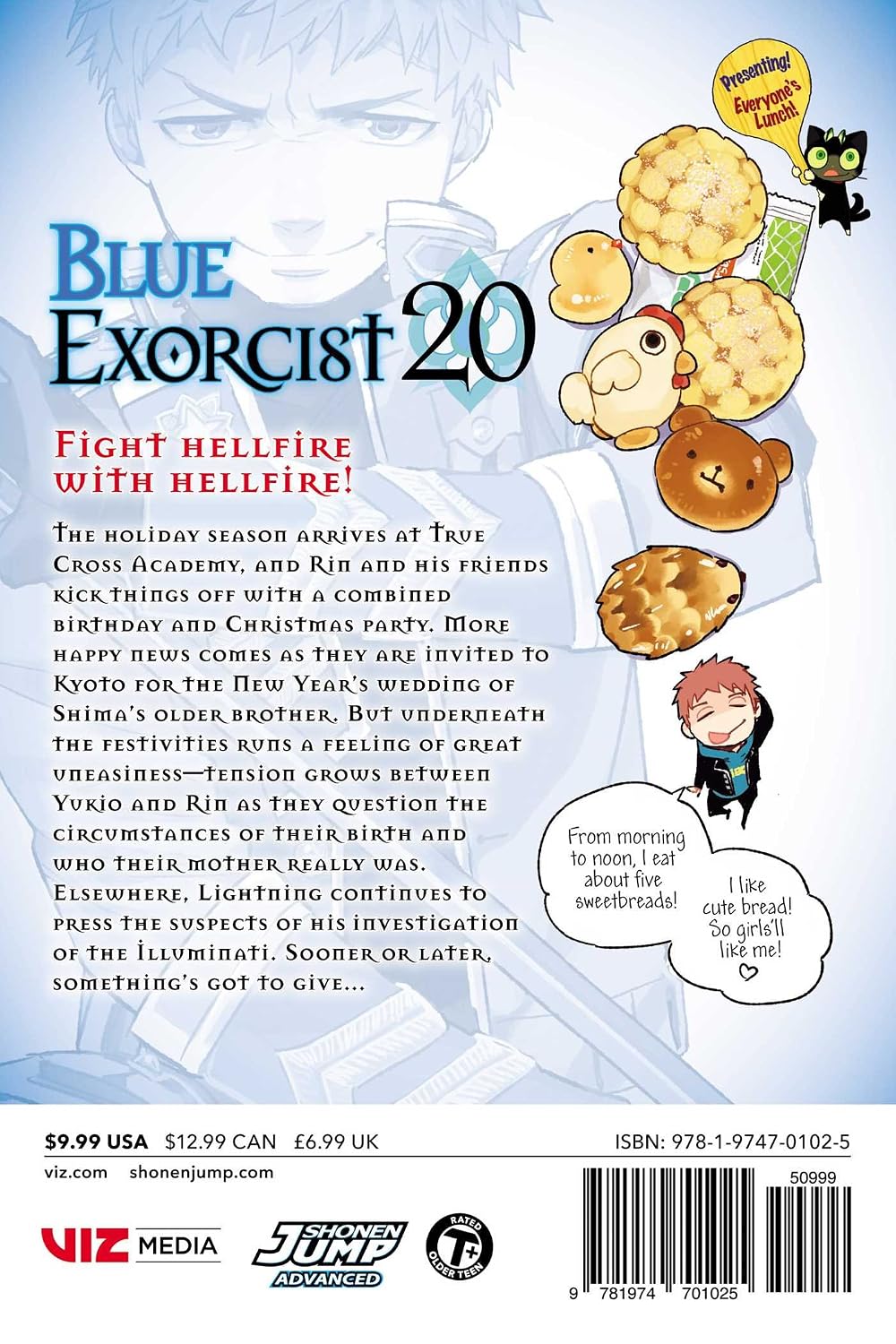 Kazue Kato Blue Exorcist Vol. 20 Manga Book