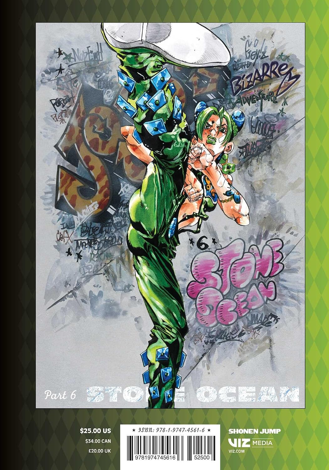 Hirohiko Araki JoJo's Bizarre Adventure Part 6 Stone Ocean Vol. 4 Manga Book