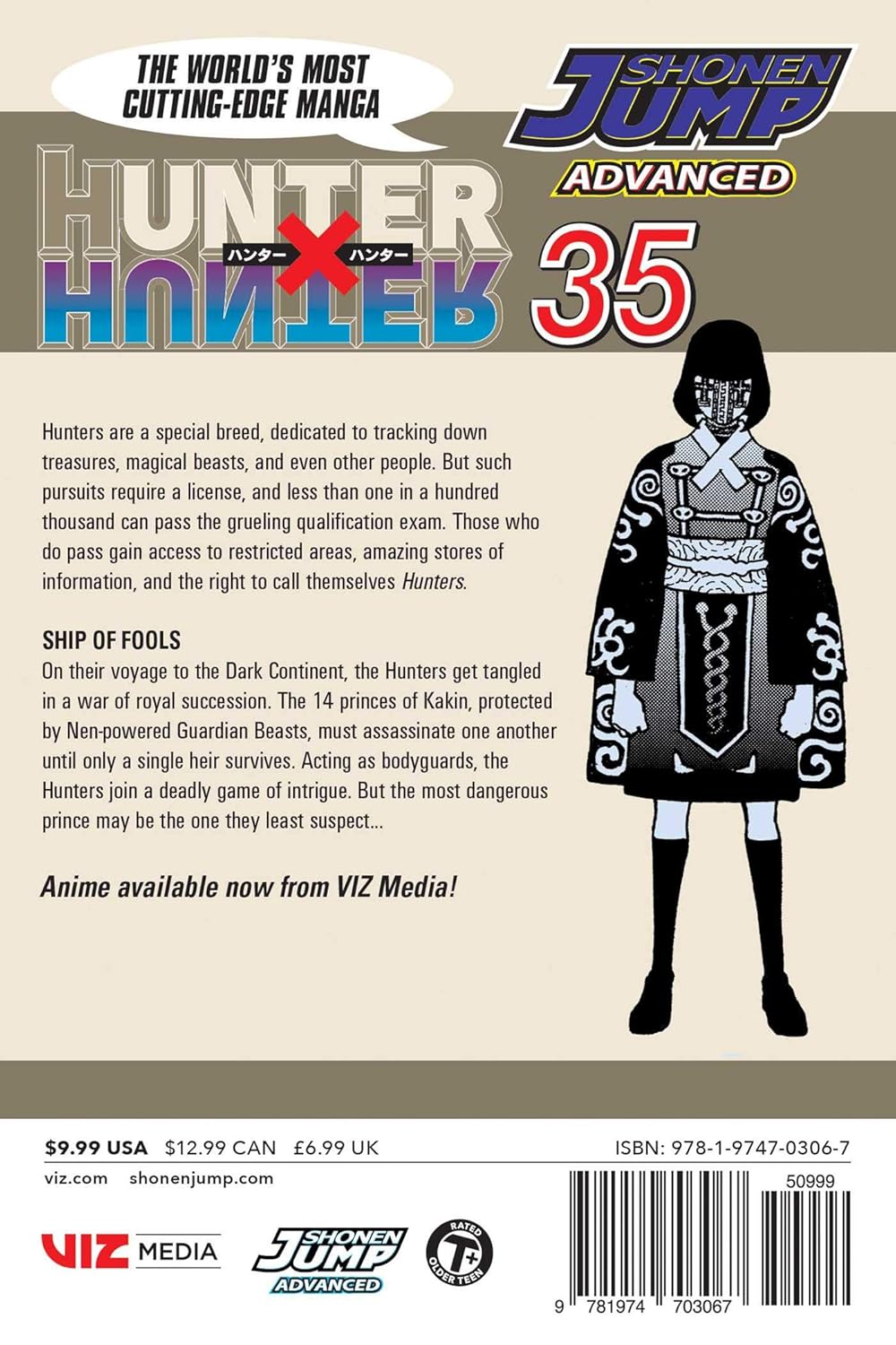 Yoshihiro Togashi Hunter x Hunter Vol. 35 Paperback Manga Book