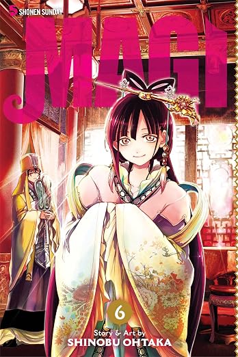 Shinobu Ohtaka Magi: The Labyrinth of Magic Vol. 6 Paperback Manga Book