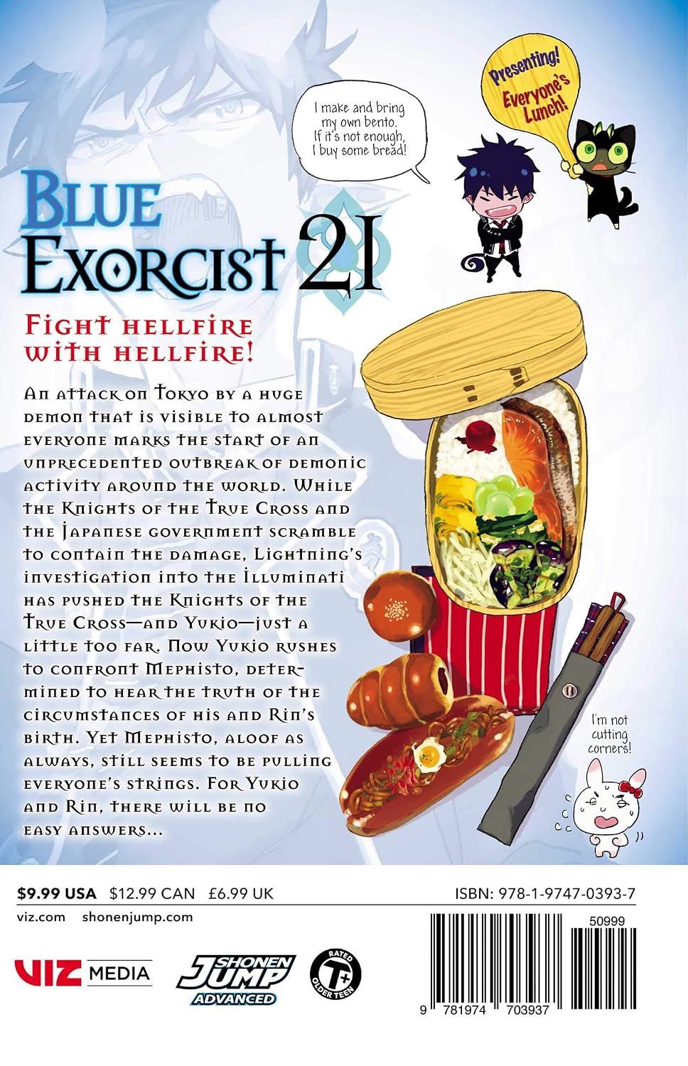 Kazue Kato Blue Exorcist Vol. 21 Manga Book