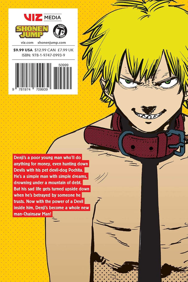 Tatsuki Fujimoto Chainsaw Man Vol. 1 Paperback Manga Book