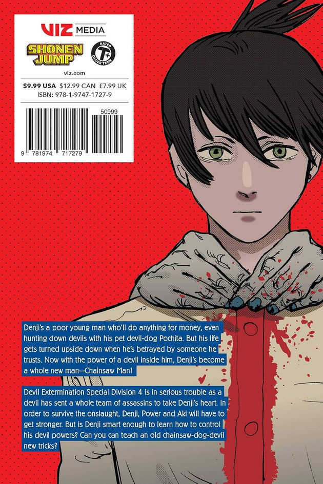 Tatsuki Fujimoto Chainsaw Man Vol. 4 The Gun is Mightier Paperback Manga Book