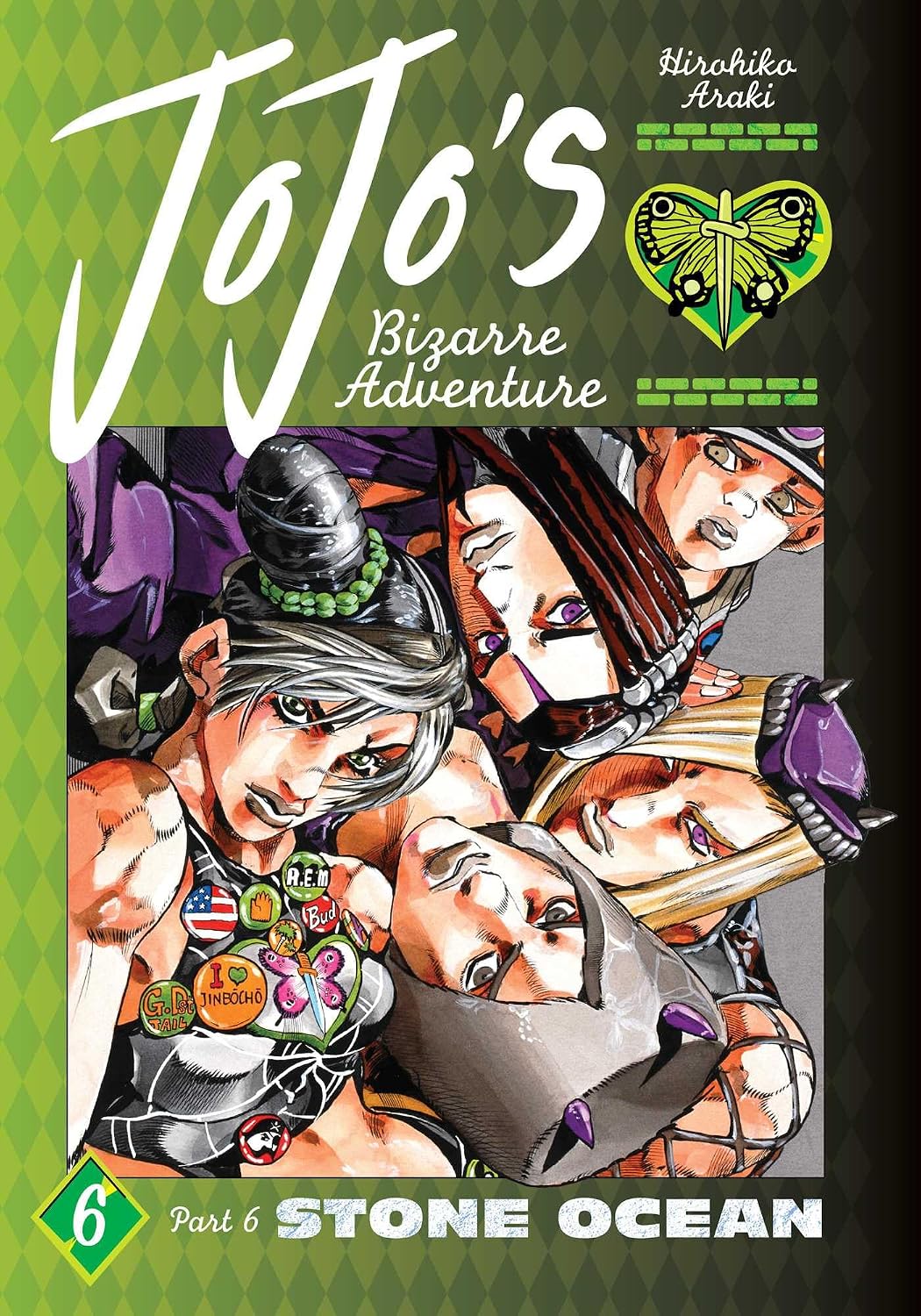 Hirohiko Araki JoJo's Bizarre Adventure Part 6 Stone Ocean Vol. 6 Manga Book