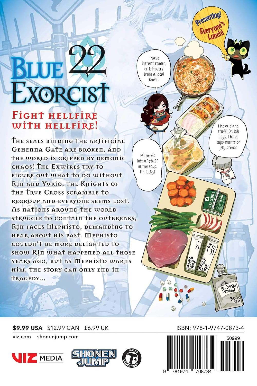 Kazue Kato Blue Exorcist Vol. 22 Manga Book
