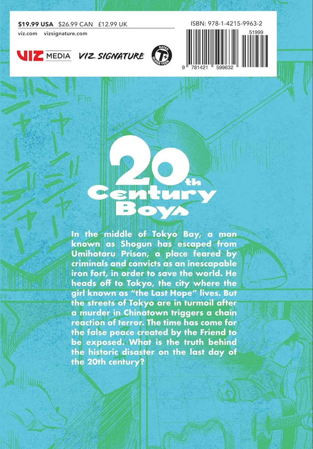 Naoki Urasawa 20th Century Boys: The Perfect Edition Vol. 4 Paperback Manga Book