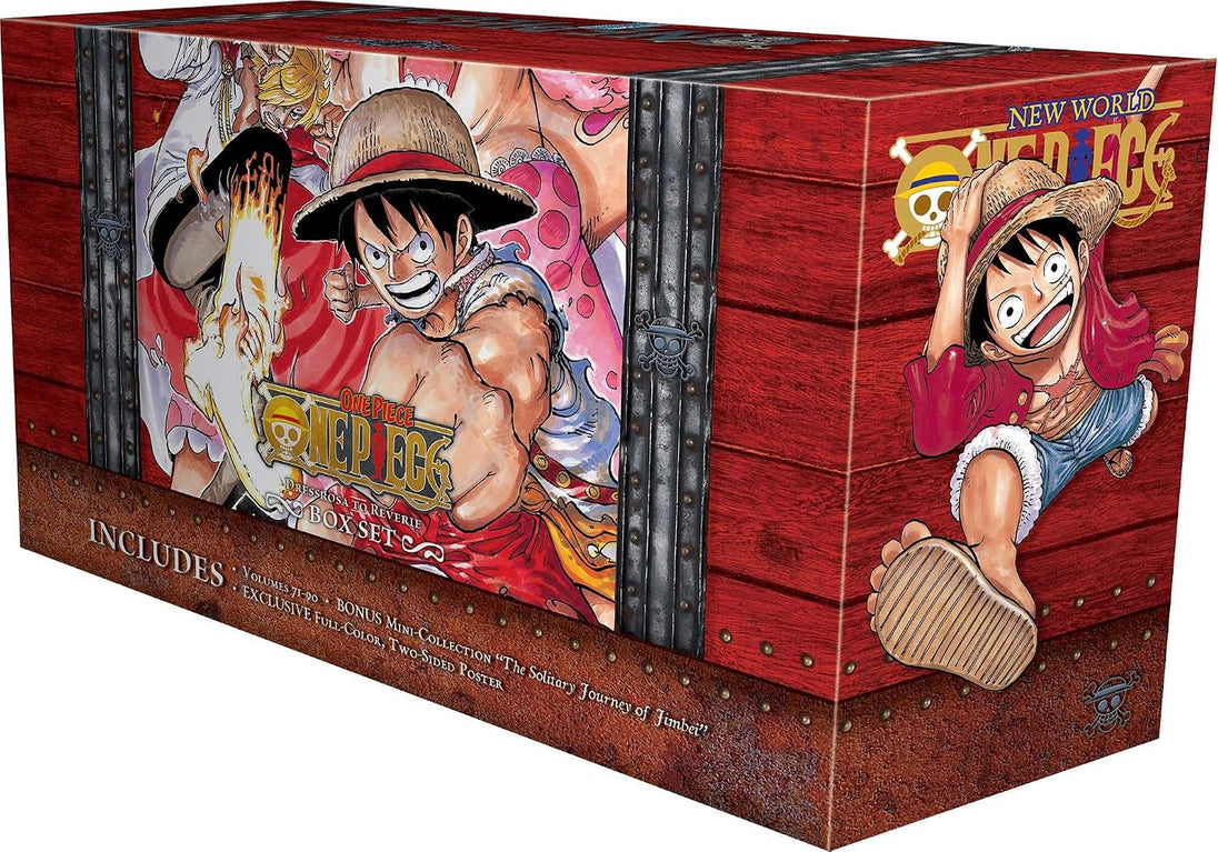 Eiichiro Oda One Piece Box Set 4: Dressrosa To Reverie Volumes 71-90 Manga Book