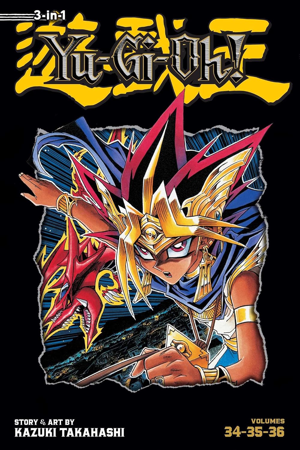 Kazuki Takahashi Yu-Gi-Oh! Vol. 12 3-in-1 Edition Paperback Manga Book