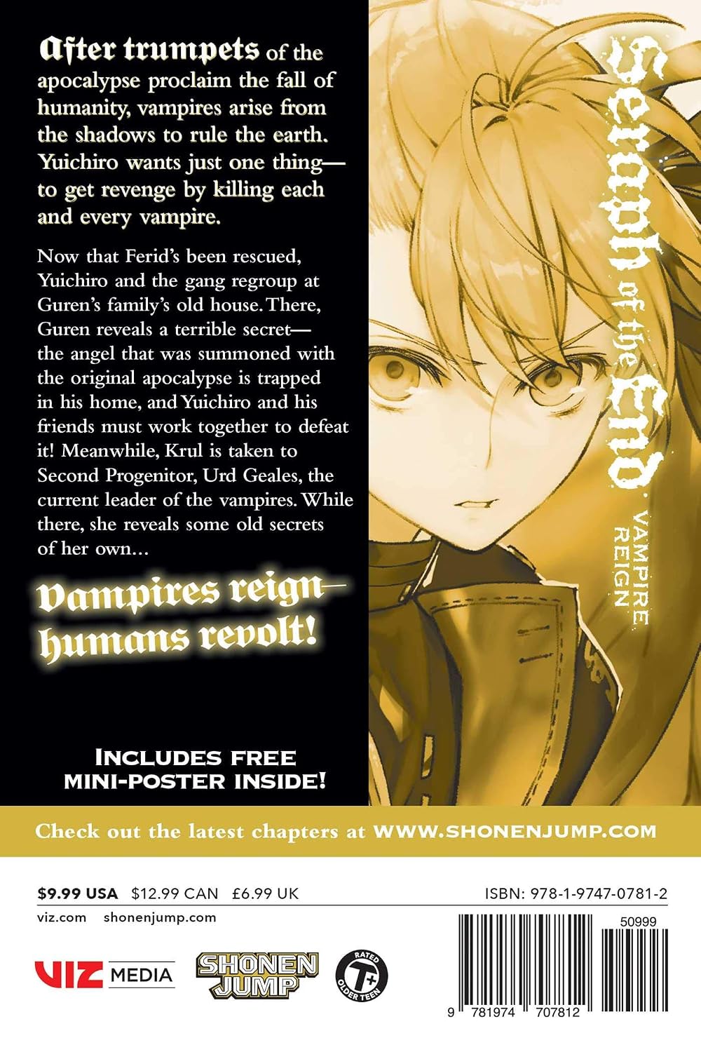 Takaya Kagami Seraph of the End Vol. 17 Paperback Manga Book
