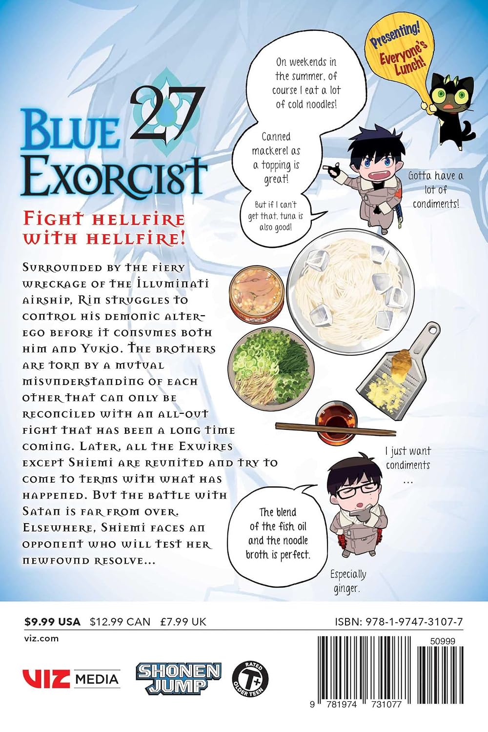 Kazue Kato Blue Exorcist Vol. 27 Manga Book