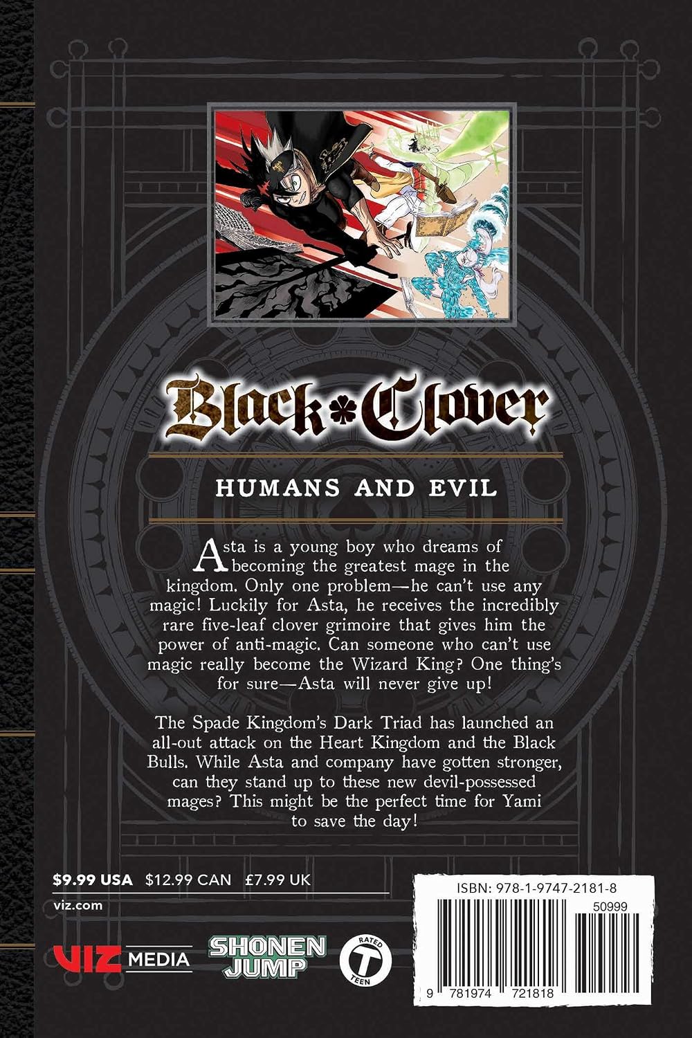 Yuki Tabata Black Clover Vol. 25 Humans And Evil Paperback Manga Book